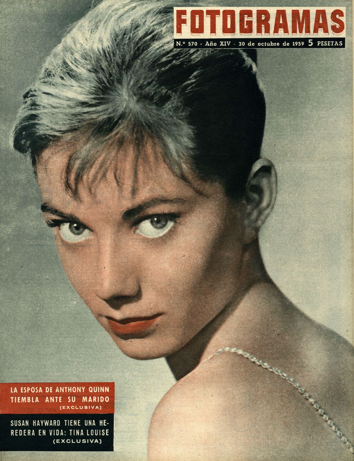 FOTOGRAMAS magazine side cover Issue 570 30 October 1959