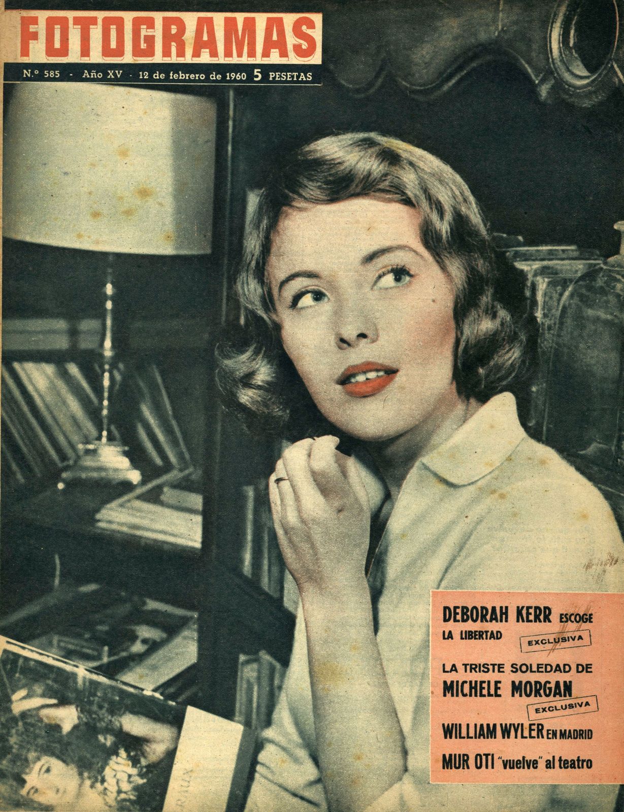 FOTOGRAMAS magazine side cover Issue 585 12 February 1960