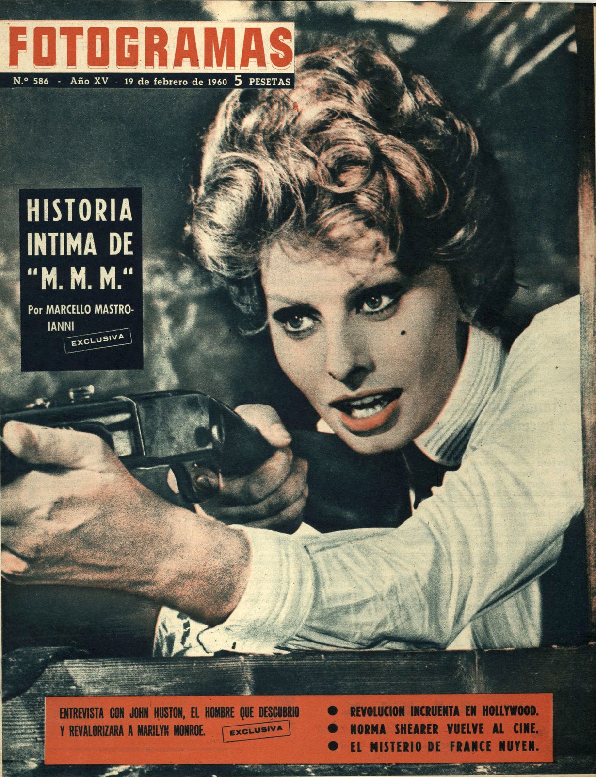 FOTOGRAMAS magazine side cover Issue 586 19 February 1960