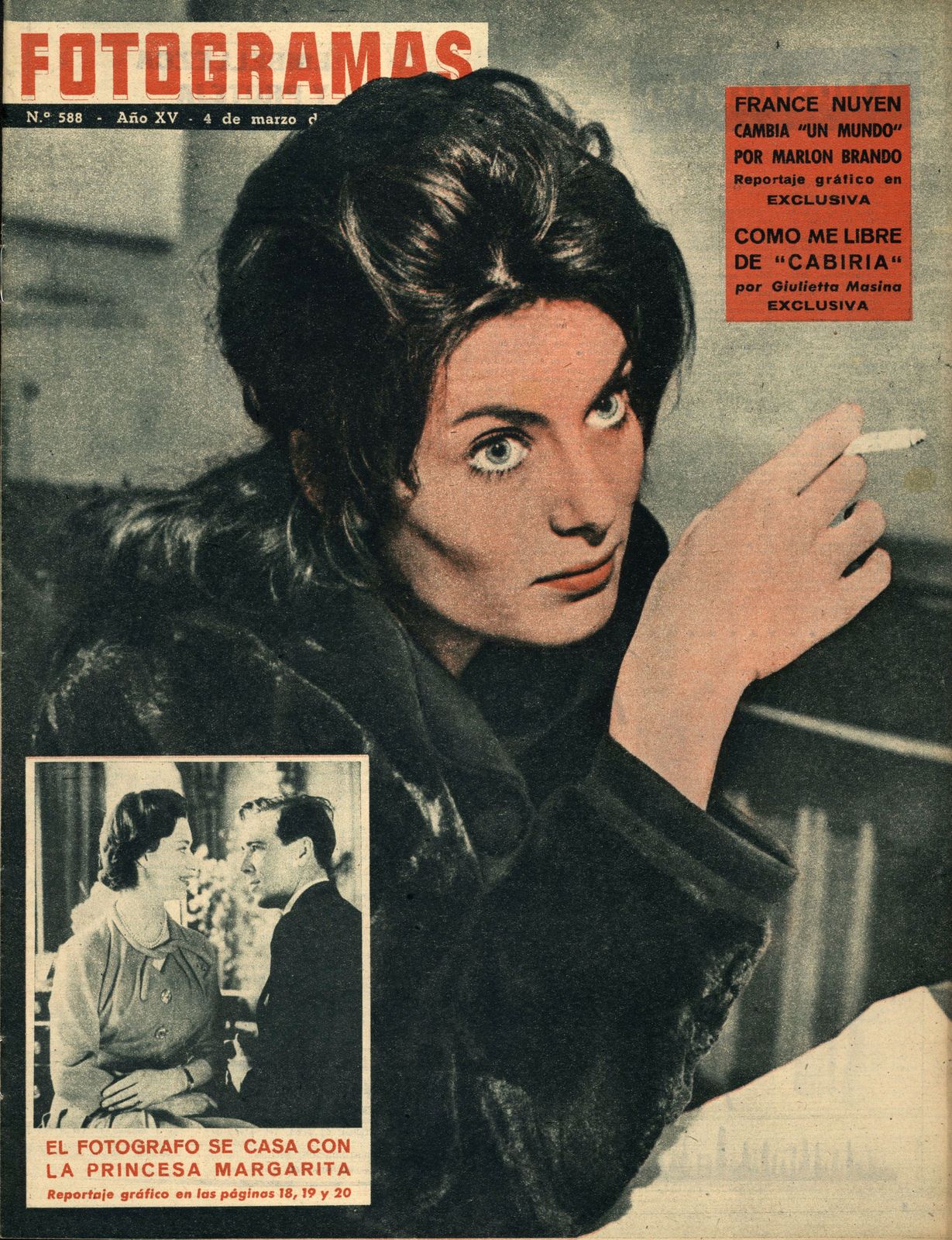 FOTOGRAMAS magazine side cover Issue 588 4 March 1960