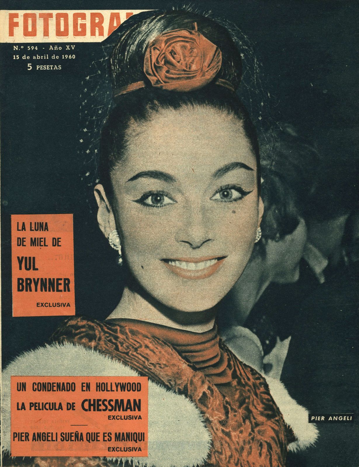 FOTOGRAMAS magazine side cover Issue 594 15 April 1960