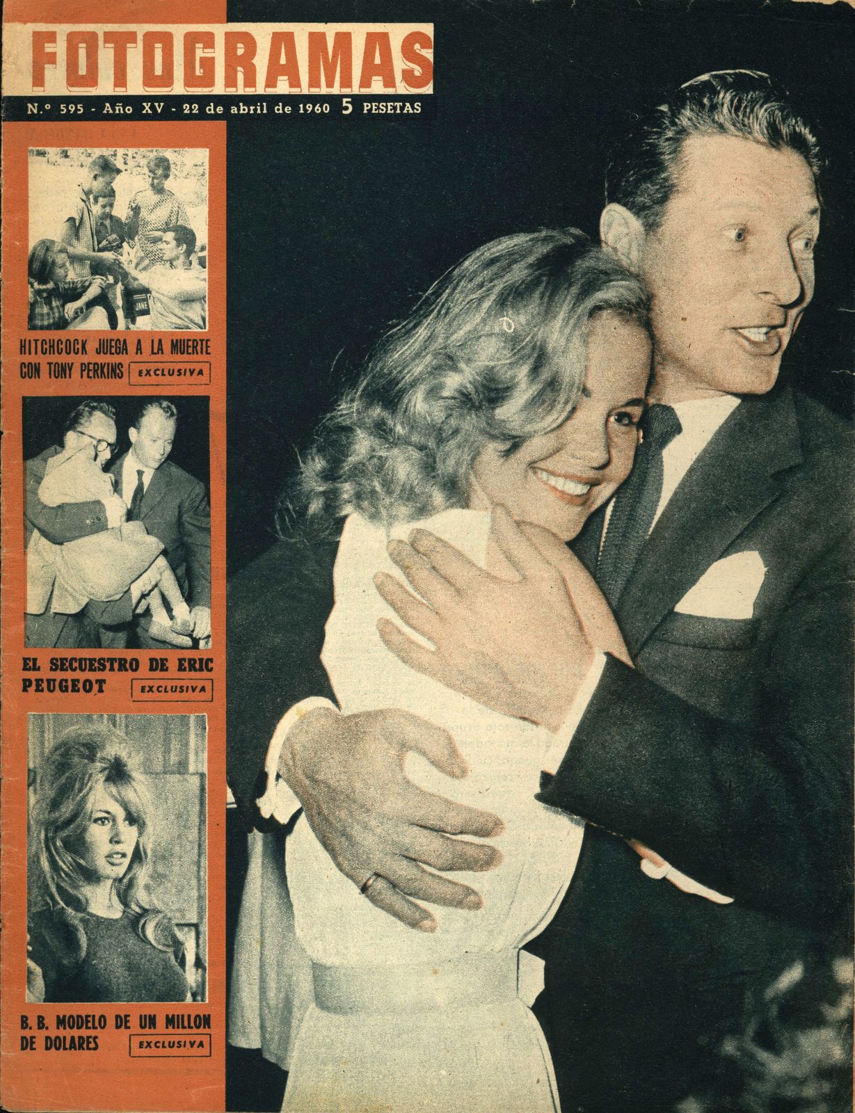 FOTOGRAMAS magazine side cover Issue 595 22 April 1960