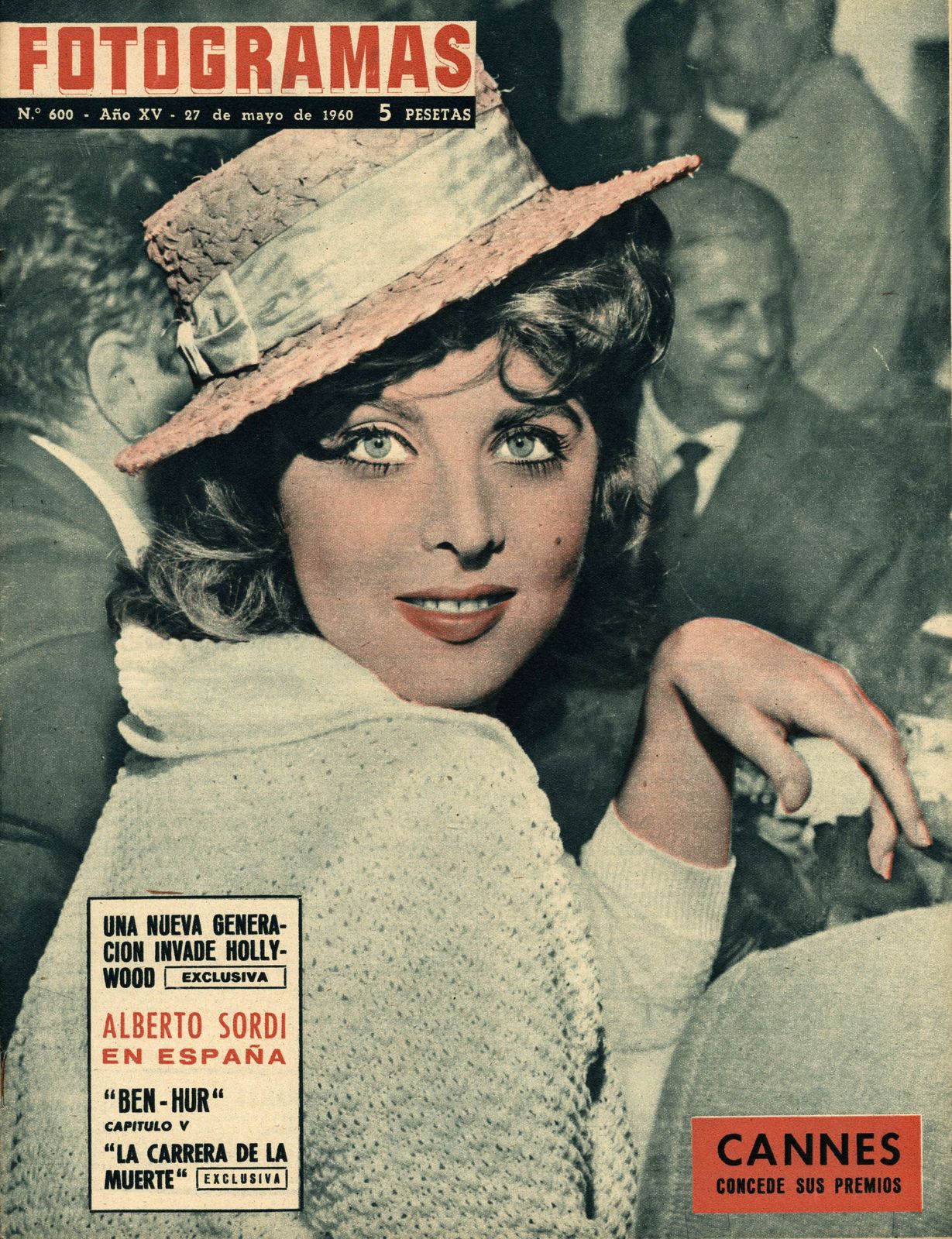 FOTOGRAMAS magazine side cover Issue 600 27 May 1960