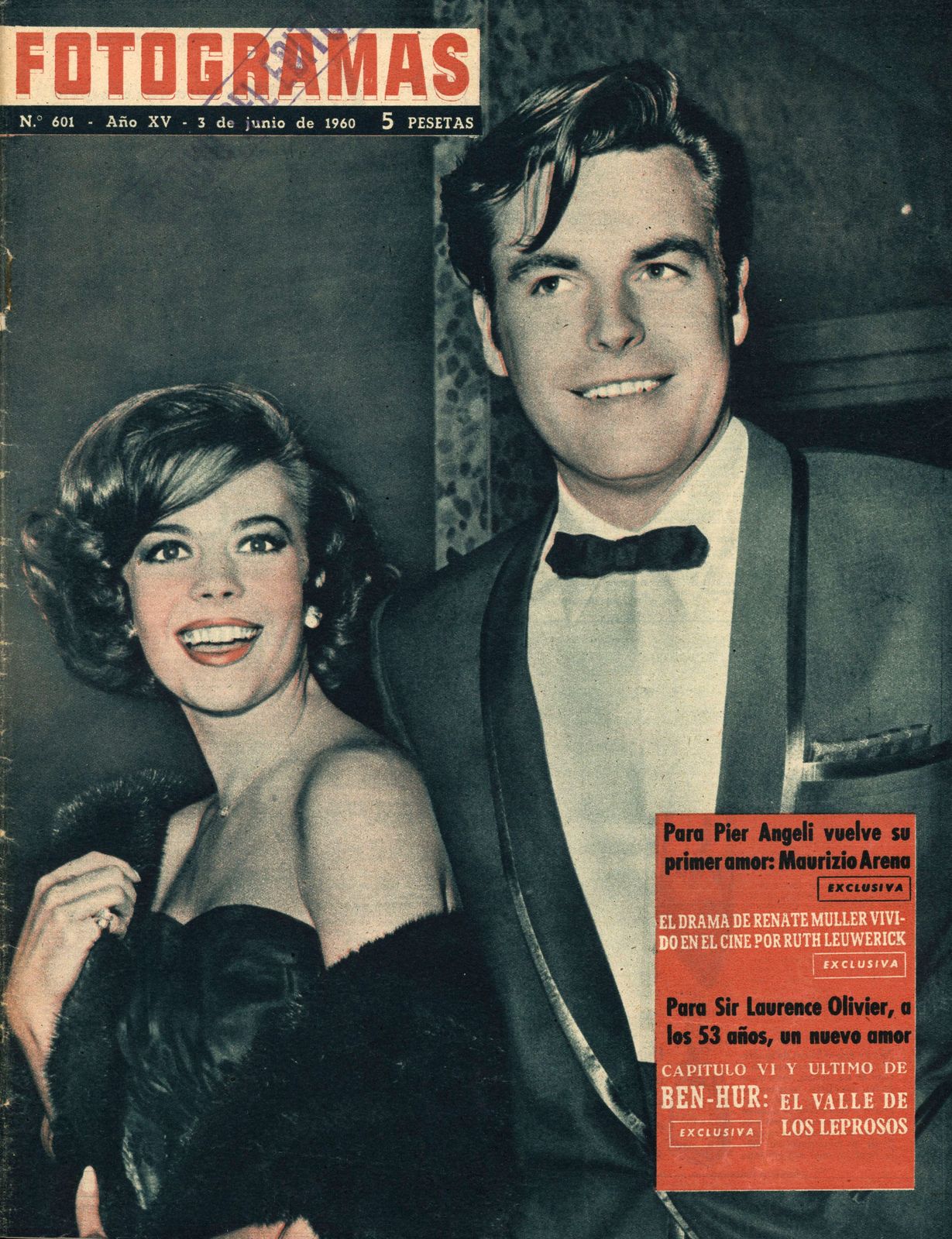 FOTOGRAMAS magazine side cover Issue 601 3 June 1960