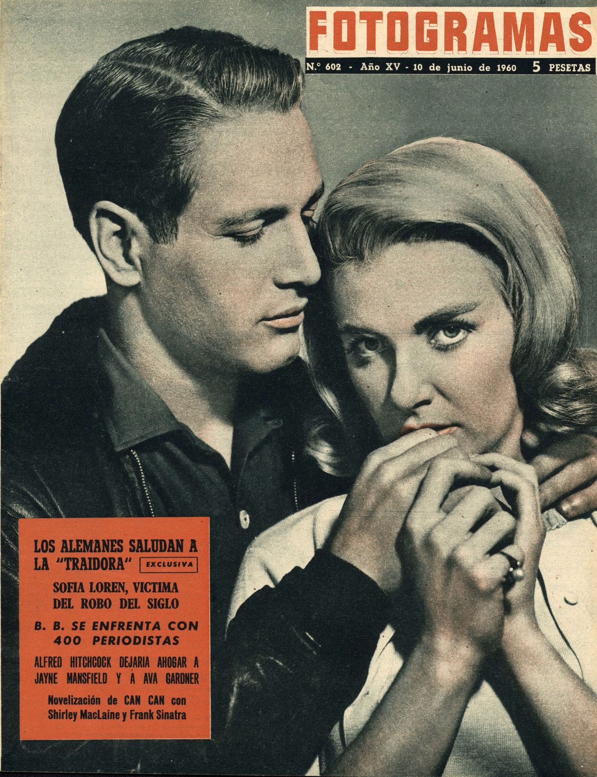 FOTOGRAMAS magazine side cover Issue 602 10 June 1960