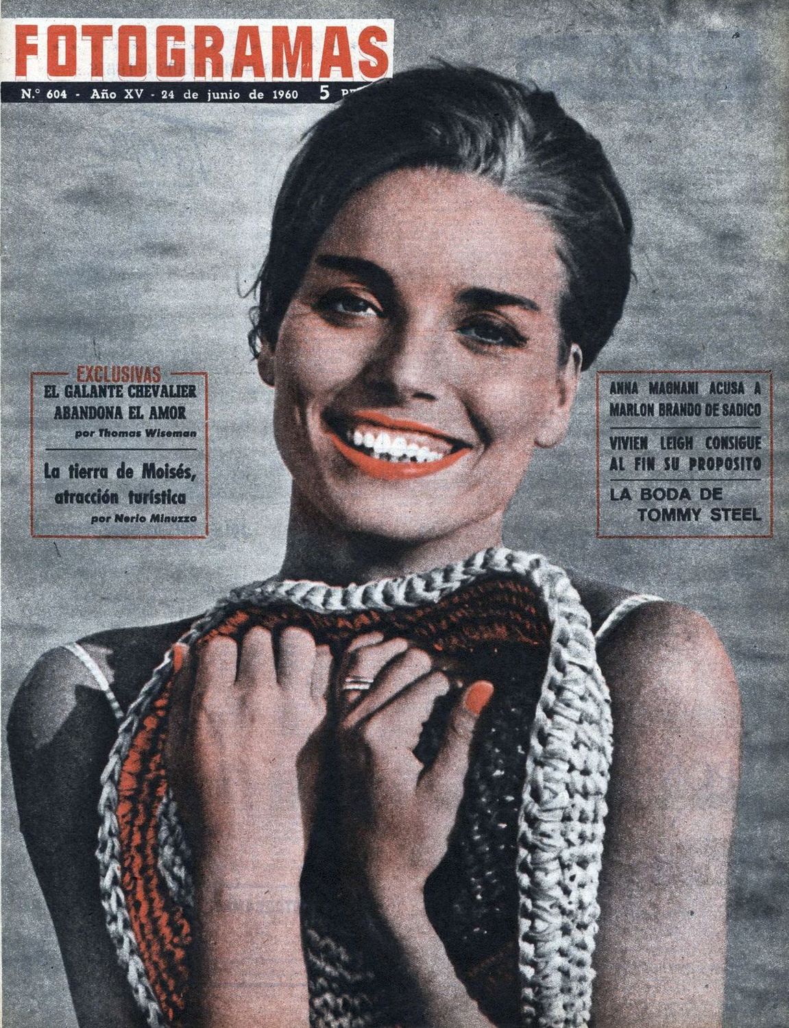 FOTOGRAMAS magazine side cover Issue 604 24 June 1960