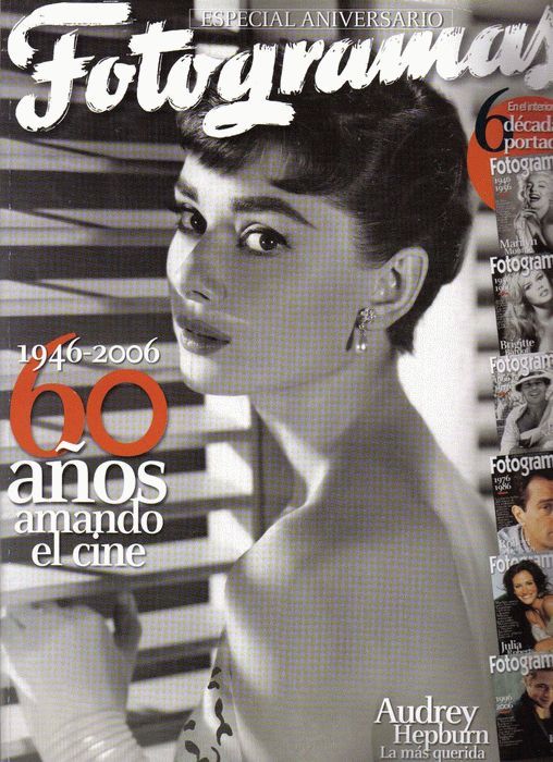 FOTOGRAMAS magazine side cover Special 60 years 2006