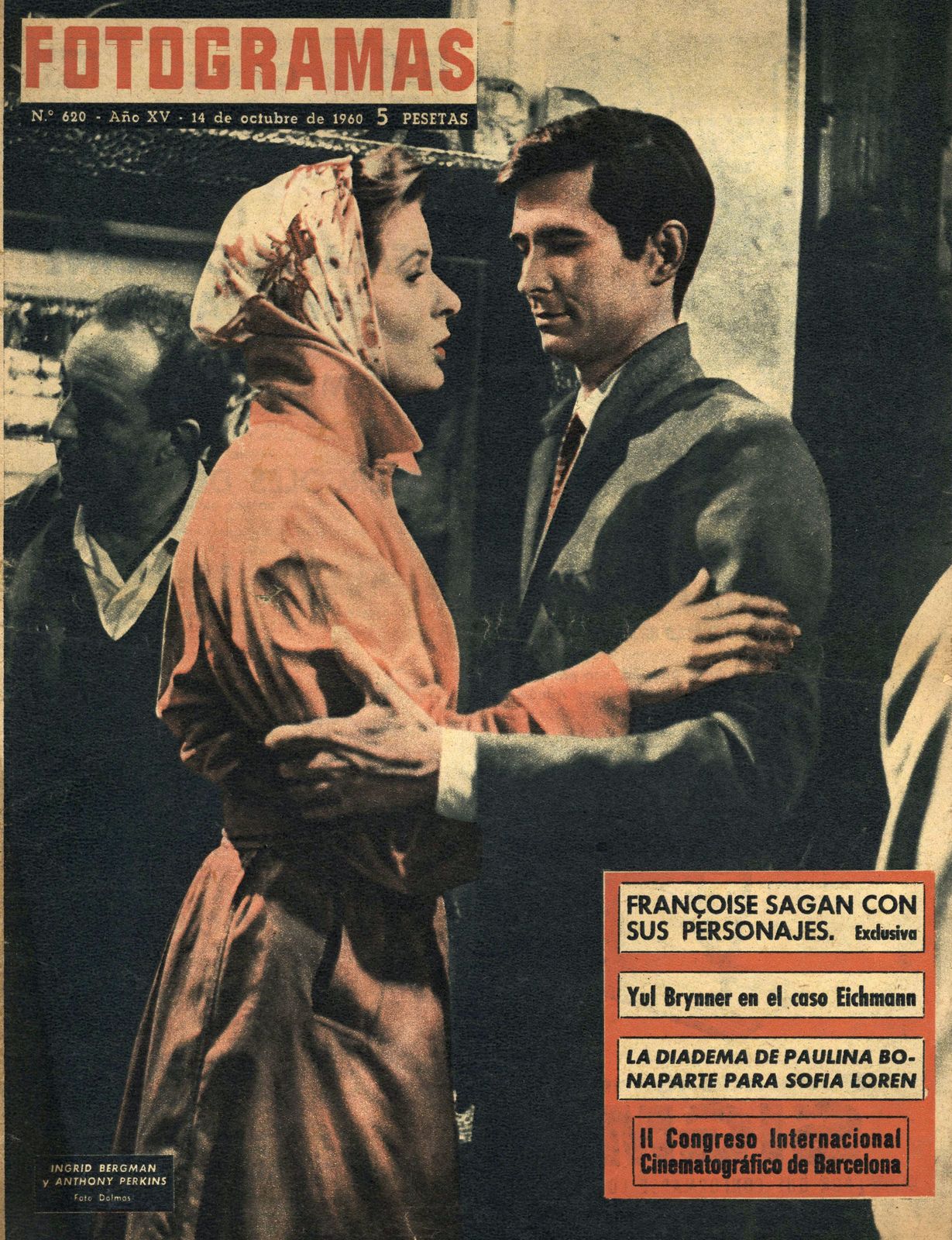 FOTOGRAMAS magazine side cover Issue 620 14 October 1960