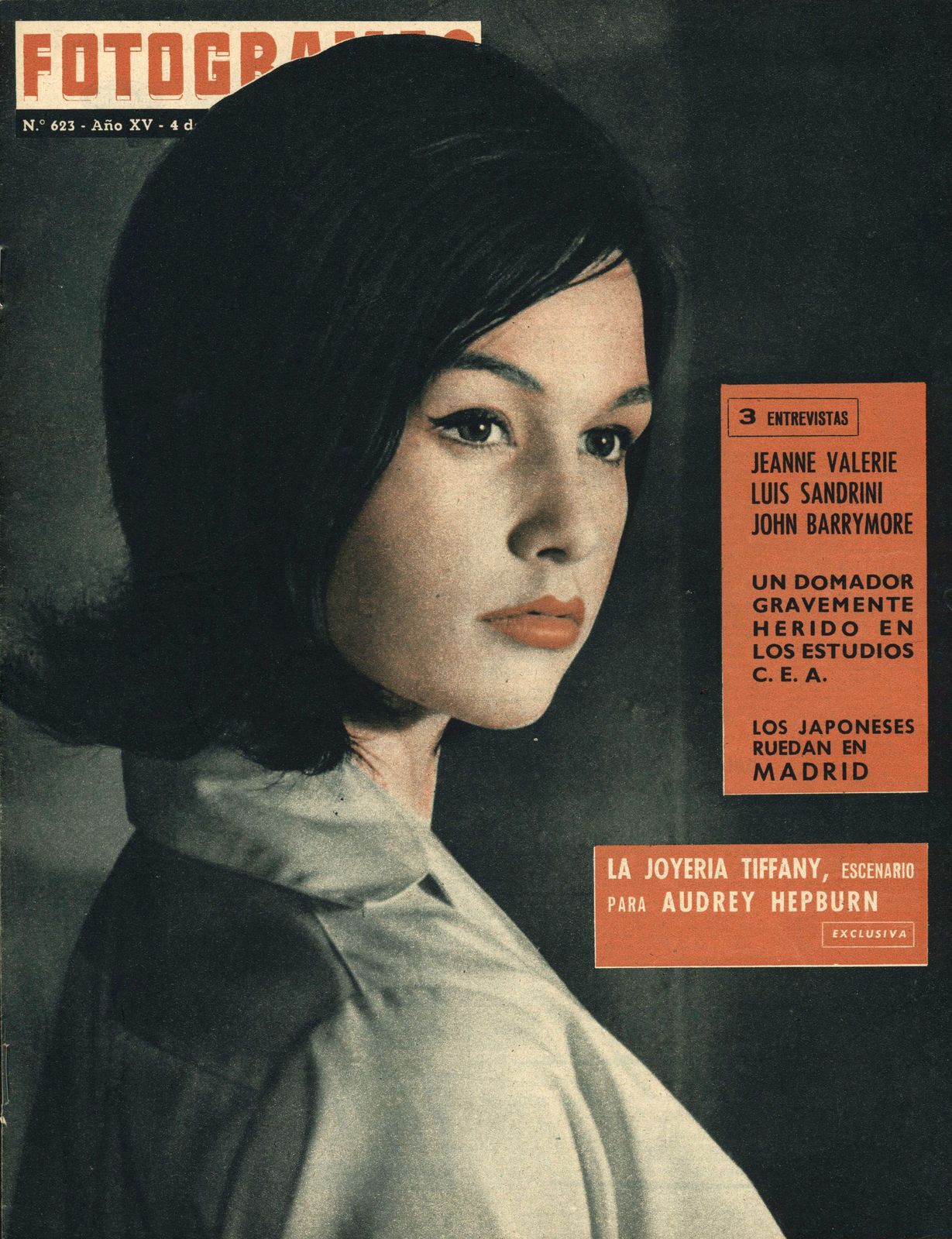 FOTOGRAMAS magazine side cover Issue 623 4 November 1960