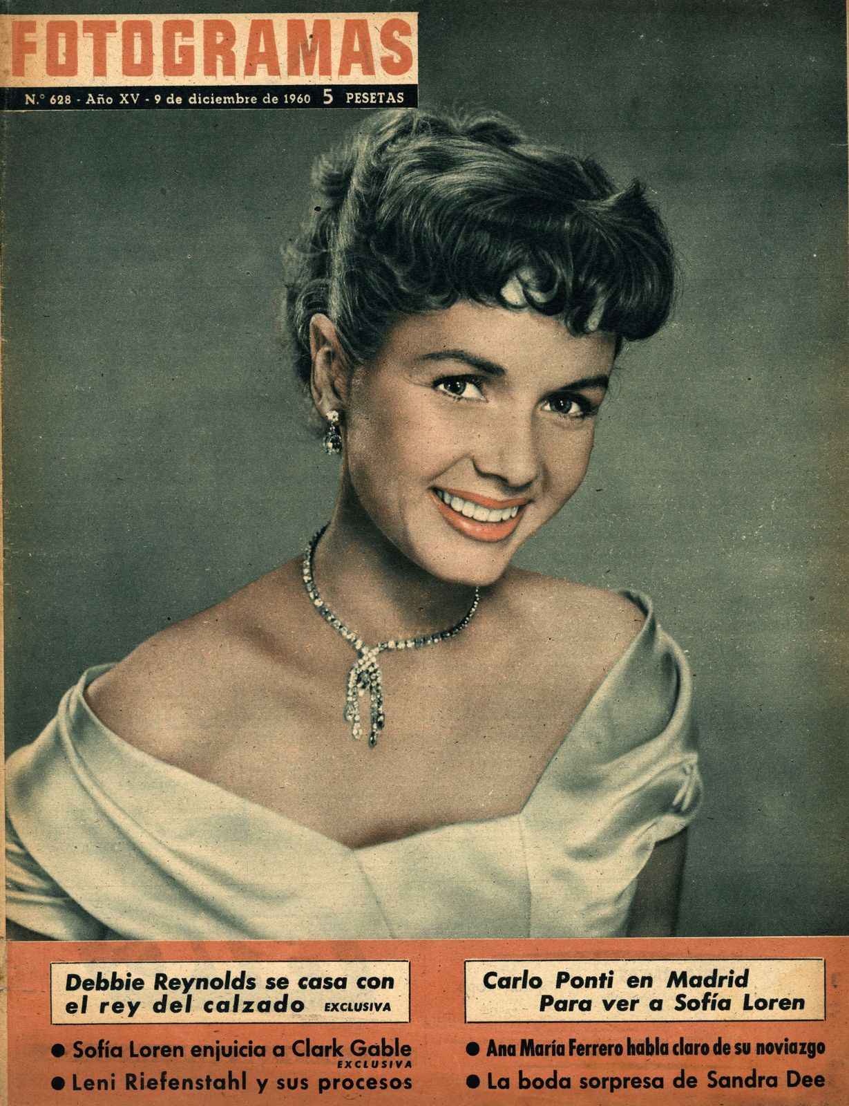FOTOGRAMAS magazine side cover Issue 628 9 December 1960