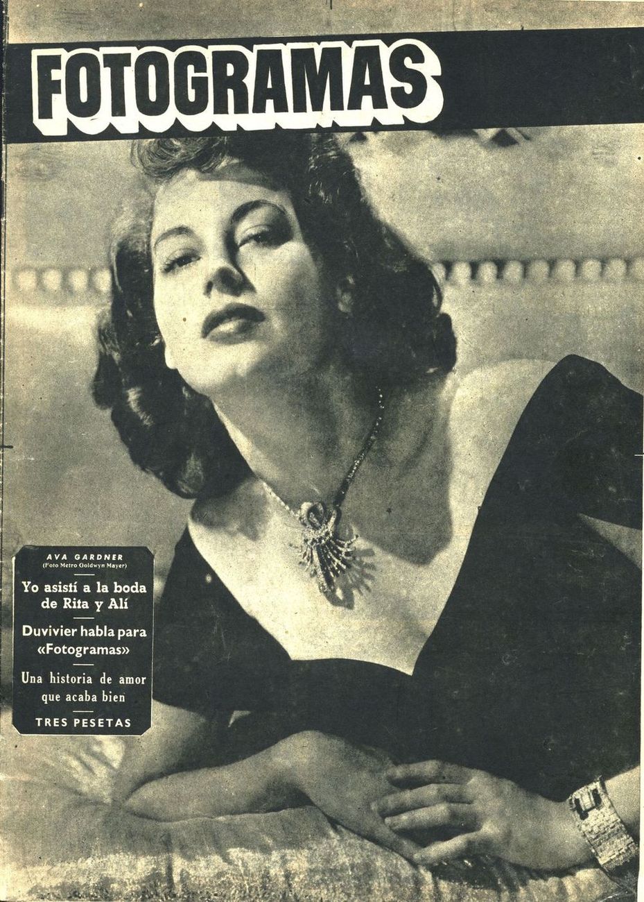 FOTOGRAMAS magazine side cover Issue 63 15 June 1949
