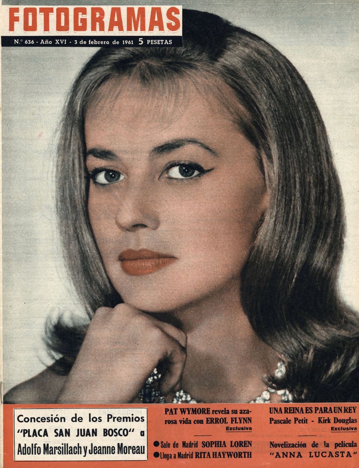 FOTOGRAMAS magazine side cover Issue 636 3 February 1961