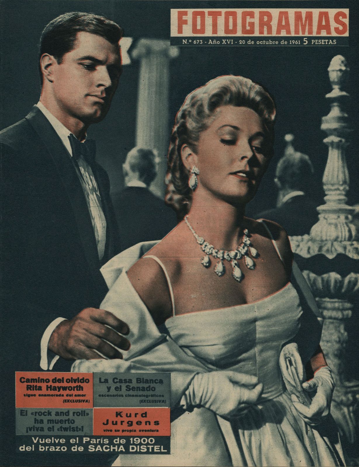 FOTOGRAMAS magazine side cover Issue 673 20 October 1961