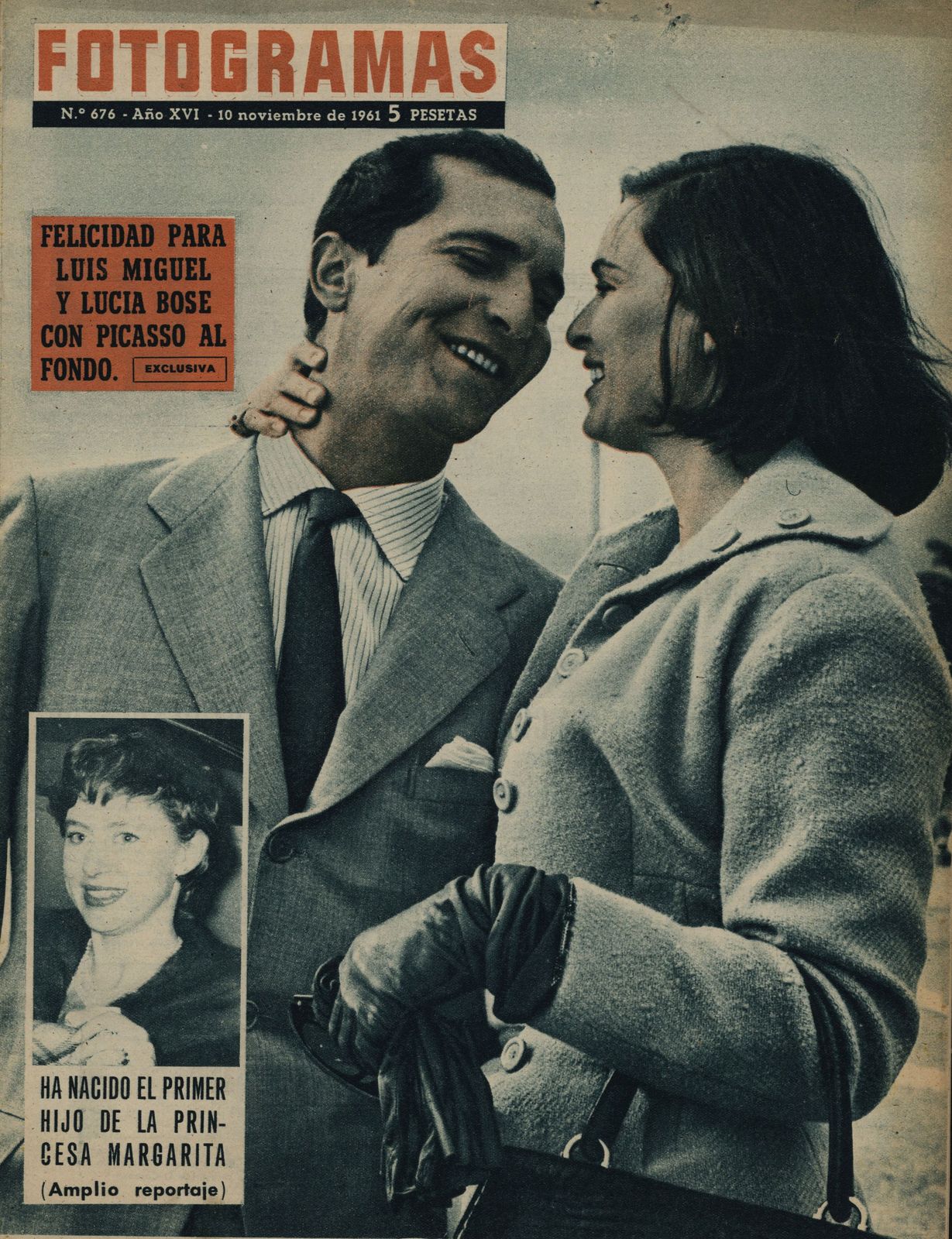 FOTOGRAMAS magazine side cover Issue 676 10 November 1961