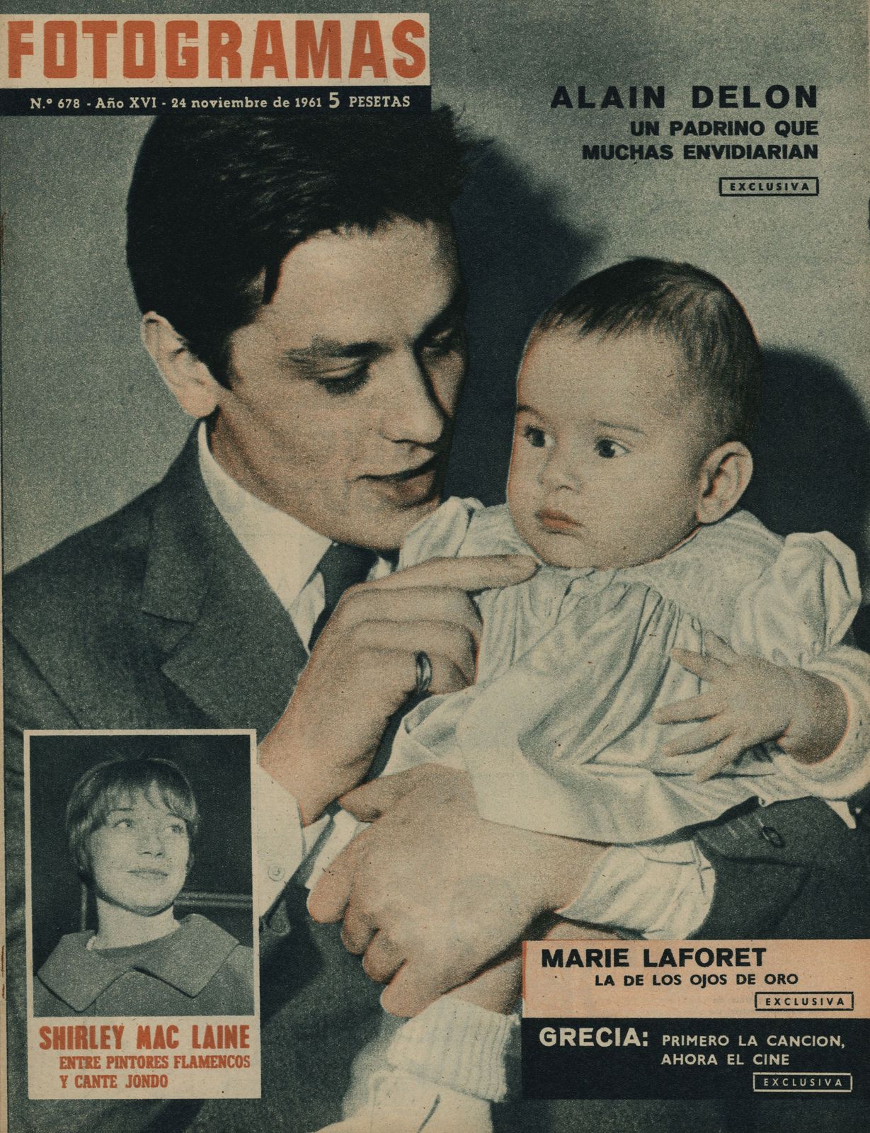 FOTOGRAMAS magazine side cover Issue 678 24 November 1961