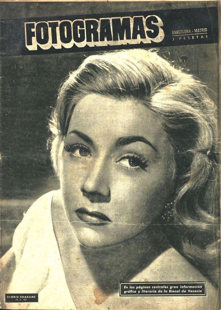 FOTOGRAMAS magazine side cover Issue 68 1 September 1949