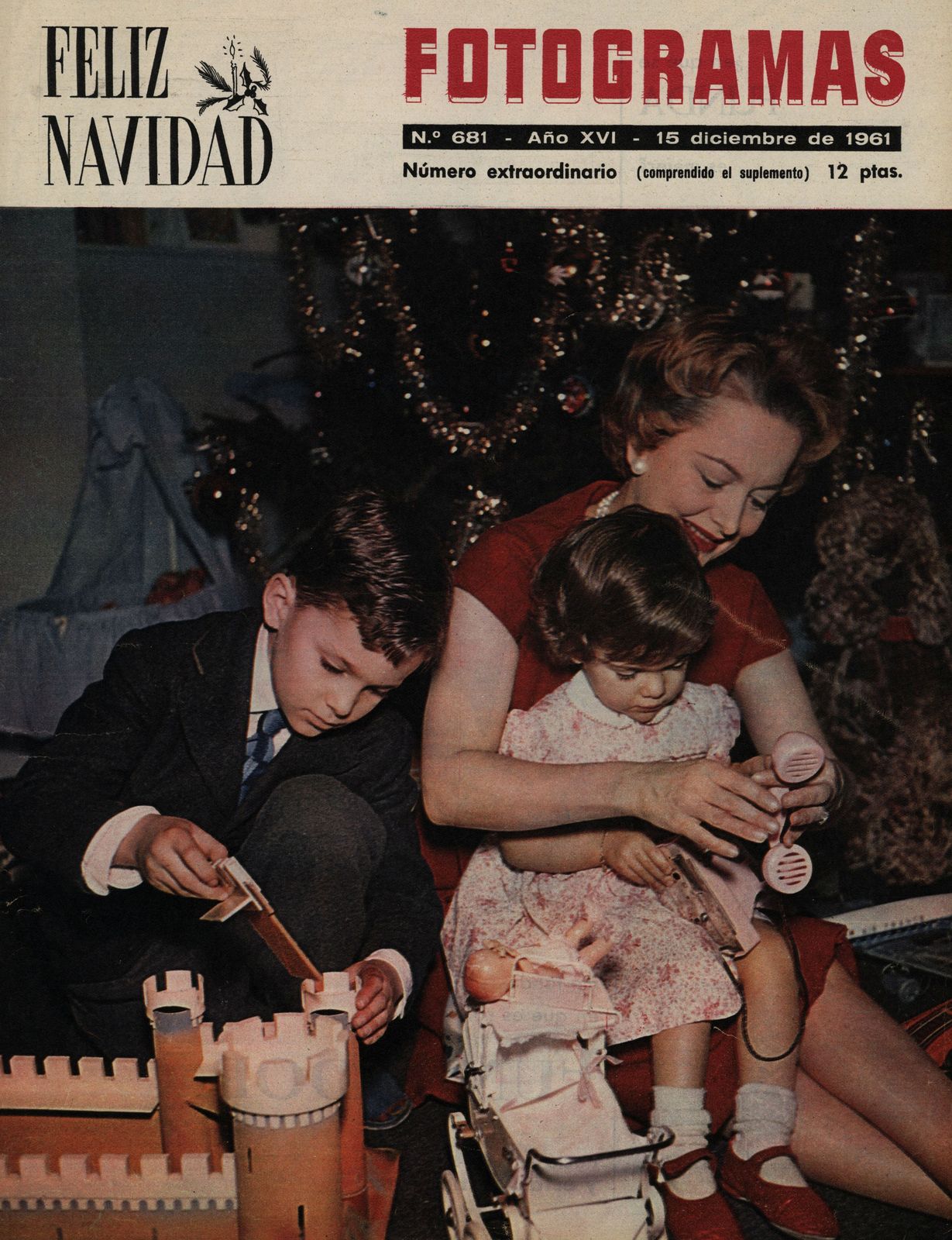 FOTOGRAMAS magazine side cover Issue 681 15 December 1961