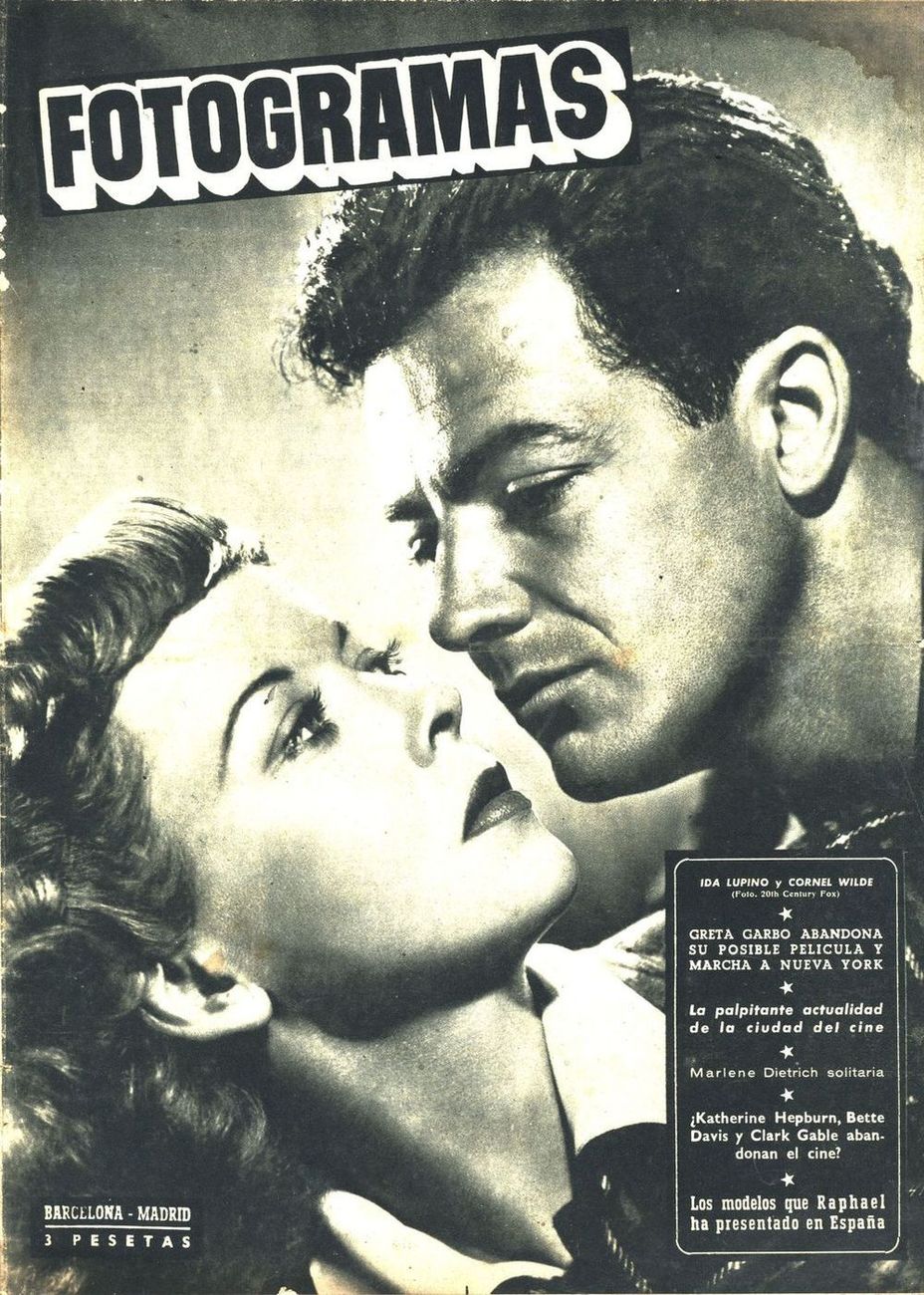 FOTOGRAMAS magazine side cover Issue 72 28 October 1949