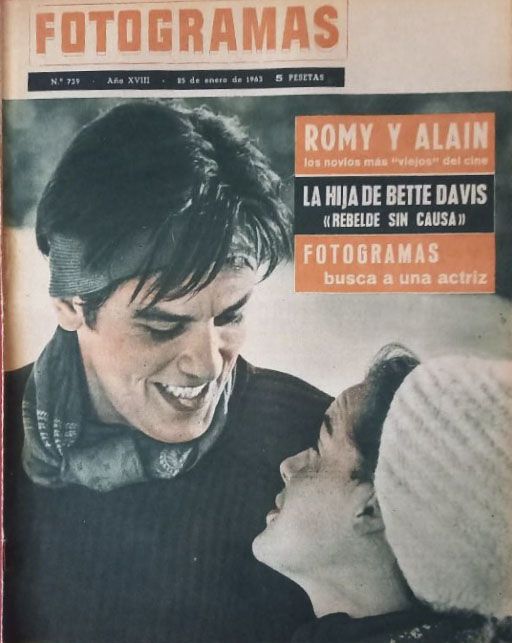 FOTOGRAMAS magazine side cover Issue 739 25 January 1963