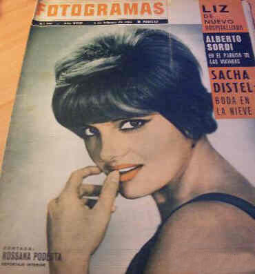 FOTOGRAMAS magazine side cover Issue 740 1 February 1963