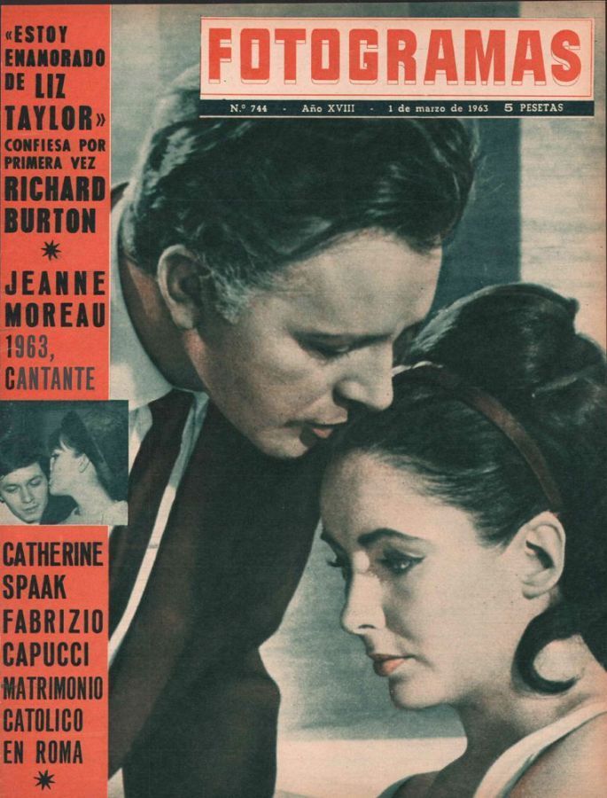 FOTOGRAMAS magazine side cover Issue 744 1 March 1963
