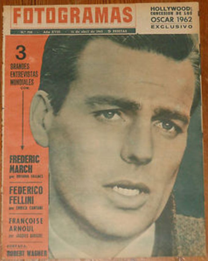 FOTOGRAMAS magazine side cover Issue 750 12 April 1963