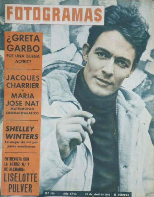 FOTOGRAMAS magazine side cover Issue 752 26 April 1963
