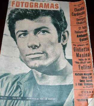 FOTOGRAMAS magazine side cover Issue 761 28 June 1963