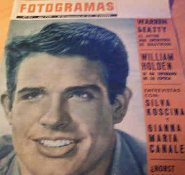 FOTOGRAMAS magazine side cover Issue 773 20 September 1963