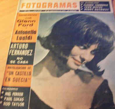 FOTOGRAMAS magazine side cover Issue 774 27 September 1963