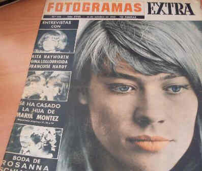 FOTOGRAMAS magazine side cover Issue 776 11 October 1963