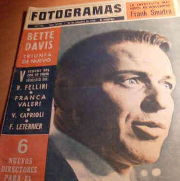 FOTOGRAMAS magazine side cover Issue 778 25 October 1963