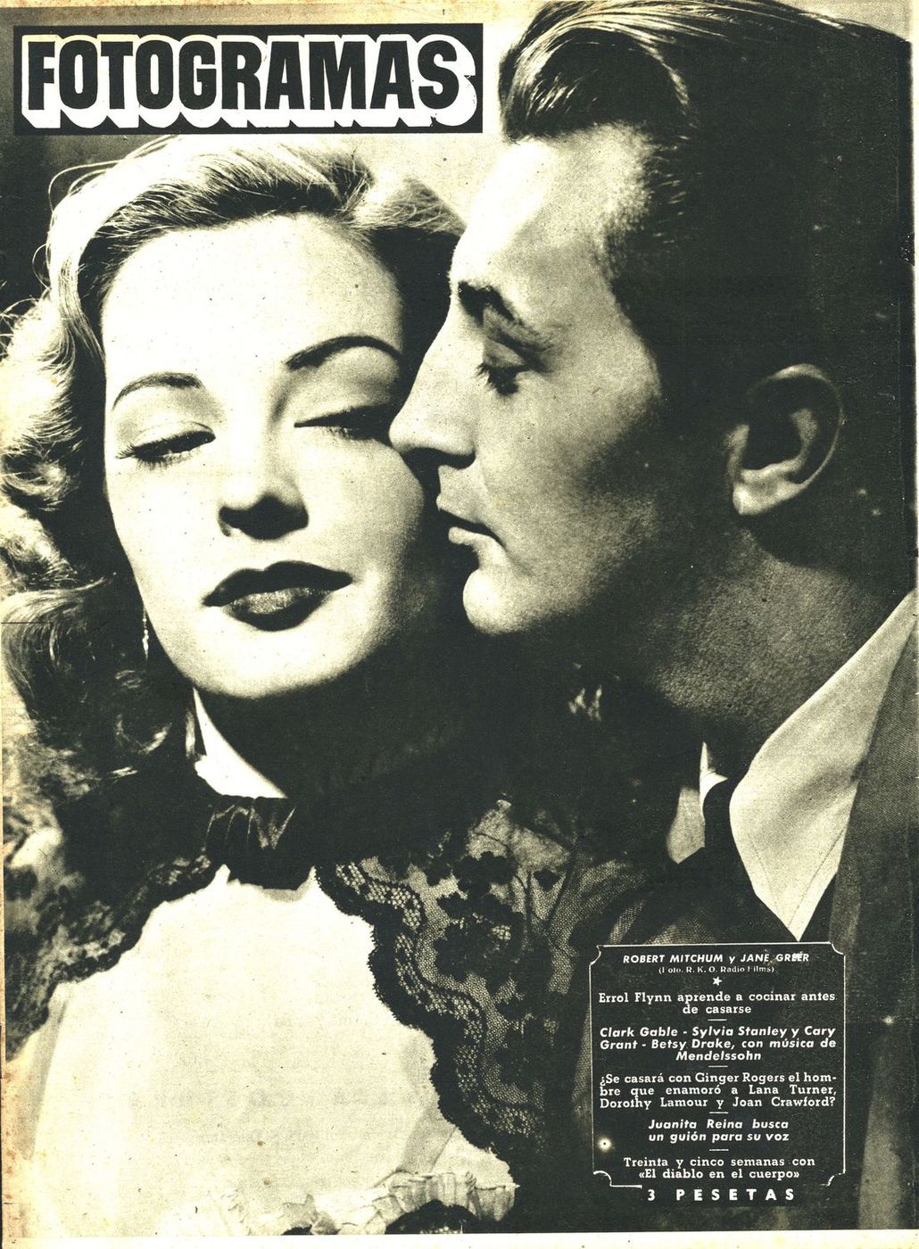 FOTOGRAMAS magazine side cover Issue 79 3 February 1950