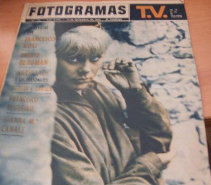 FOTOGRAMAS magazine side cover Issue 791 13 December 1963