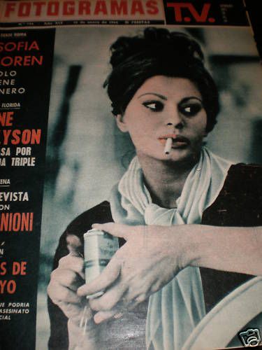 FOTOGRAMAS magazine side cover Issue 795 10 January 1964