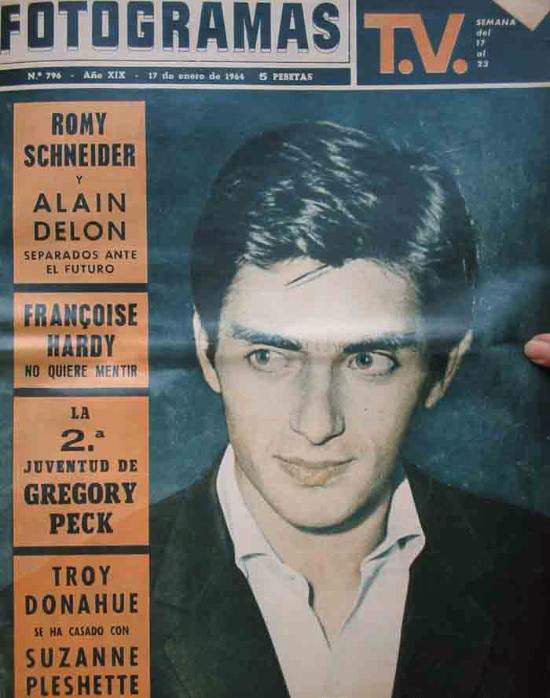 FOTOGRAMAS magazine side cover Issue 796 17 January 1964