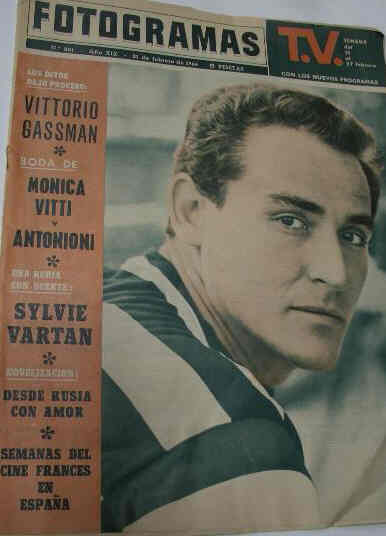 FOTOGRAMAS magazine side cover Issue 801 21 February 1964