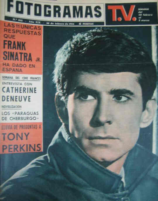 FOTOGRAMAS magazine side cover Issue 802 28 February 1964