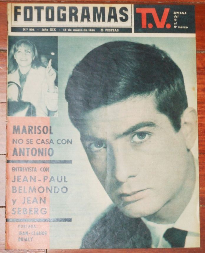 FOTOGRAMAS magazine side cover Issue 804 13 March 1964