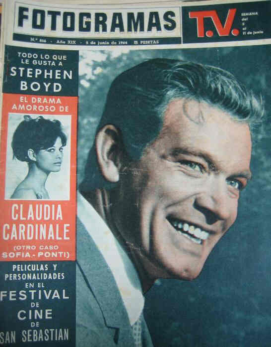 FOTOGRAMAS magazine side cover Issue 816 5 June 1964