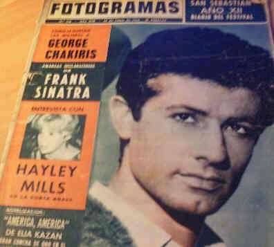 FOTOGRAMAS magazine side cover Issue 818 19 June 1964
