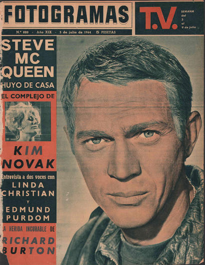FOTOGRAMAS magazine side cover Issue 820 3 July 1964