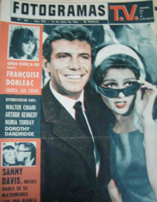 FOTOGRAMAS magazine side cover Issue 824 31 July 1964