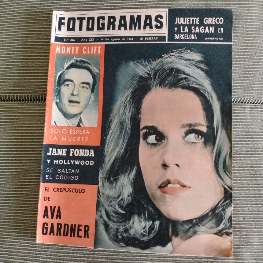 FOTOGRAMAS magazine side cover Issue 826 14 August 1964
