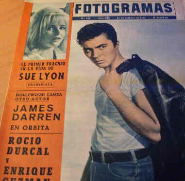 FOTOGRAMAS magazine side cover Issue 836 23 October 1964