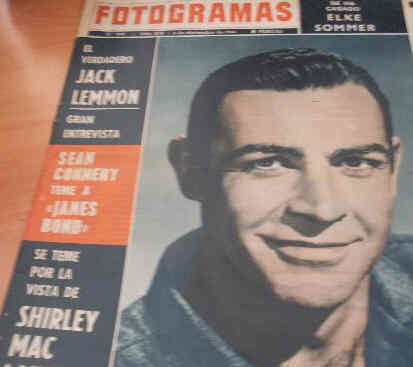 FOTOGRAMAS magazine side cover Issue 842 4 December 1964