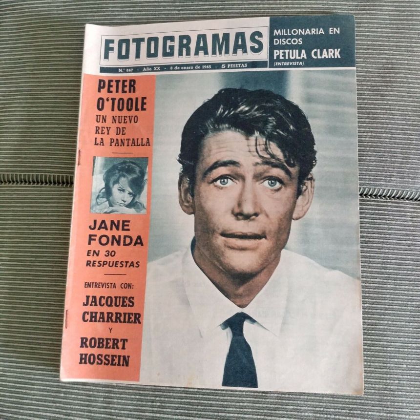 FOTOGRAMAS magazine side cover Issue 847 8 January 1965