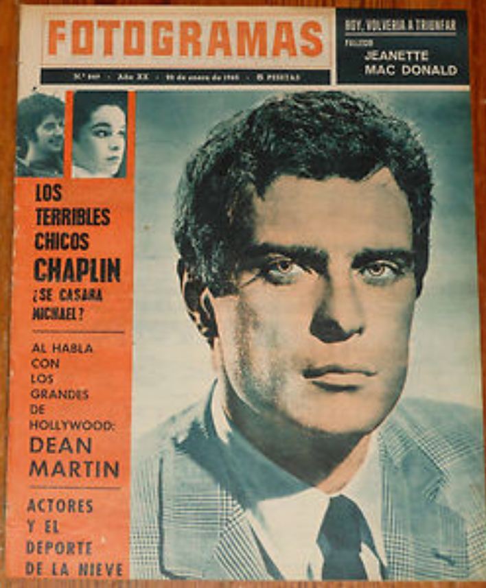 FOTOGRAMAS magazine side cover Issue 849 22 January 1965