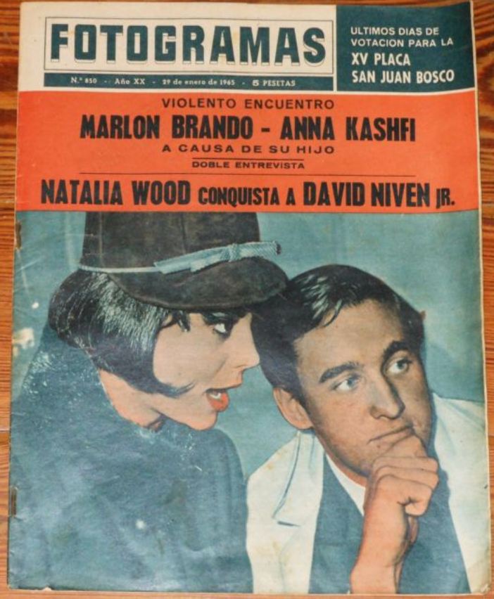 FOTOGRAMAS magazine side cover Issue 850 29 January 1965