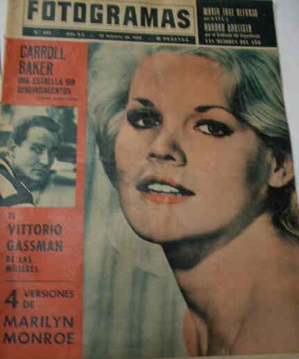 FOTOGRAMAS magazine side cover Issue 852 12 February 1965